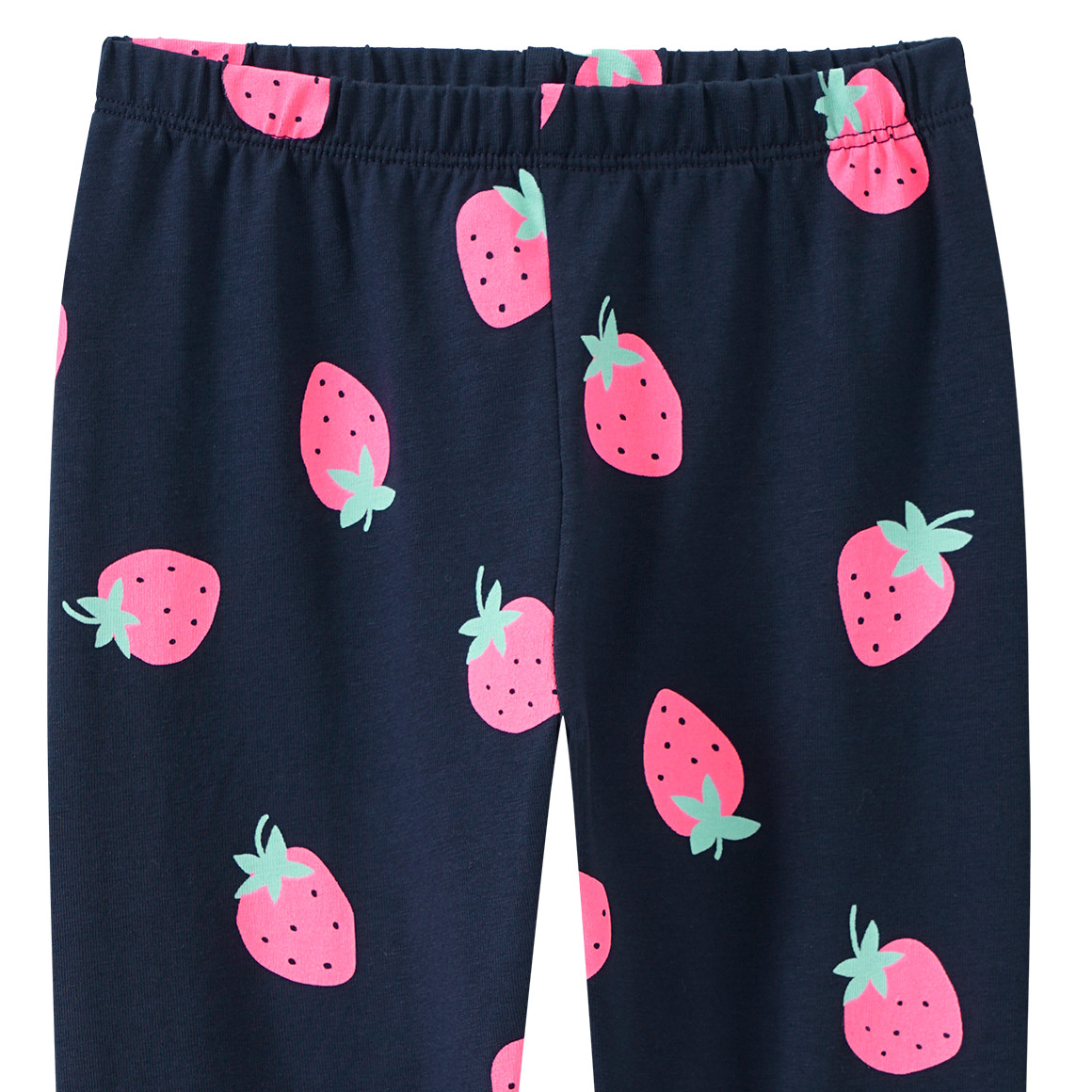 Topolino Mädchen Capri-Leggings mit Allover-Print dunkelblau / pink