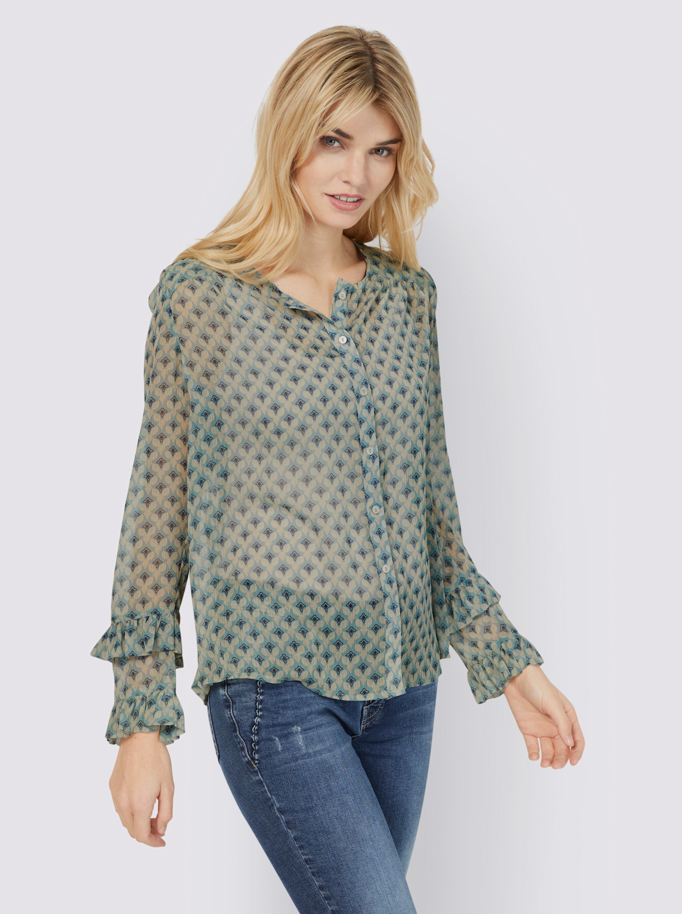 Druckbluse