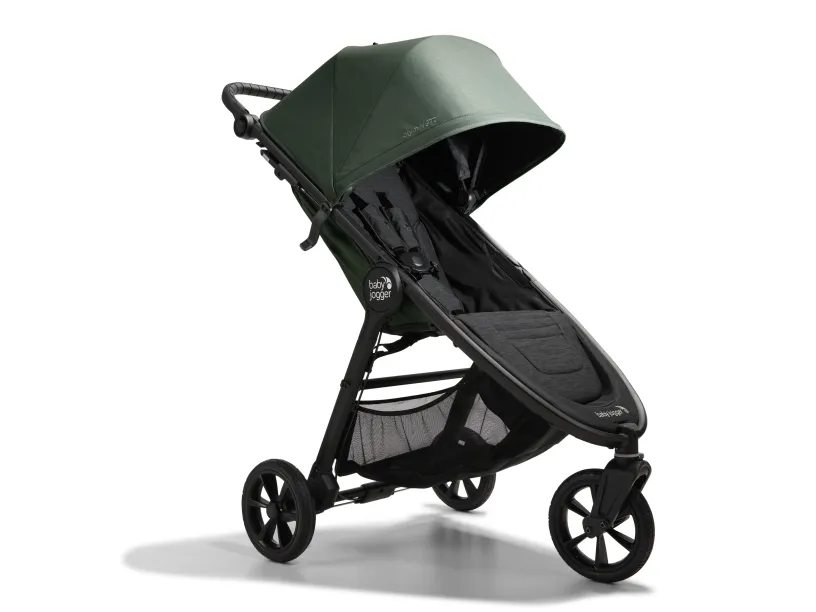 Baby Jogger city mini GT2, Baldakin, Terrængående klapvogn, Ethvert køn, Hollow-out wheels, Sammenfoldelig, Grøn