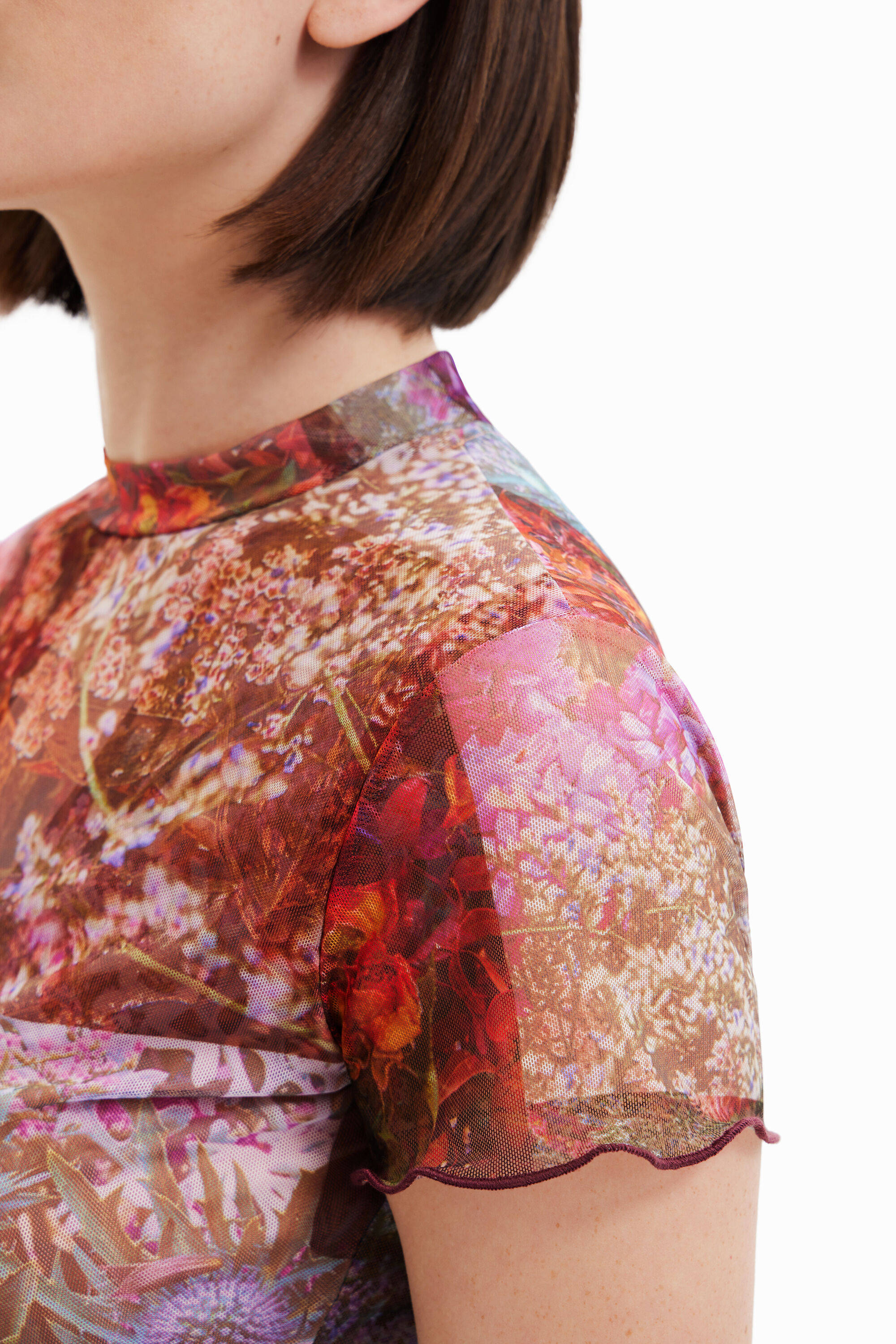 T-shirt tulle imprimé