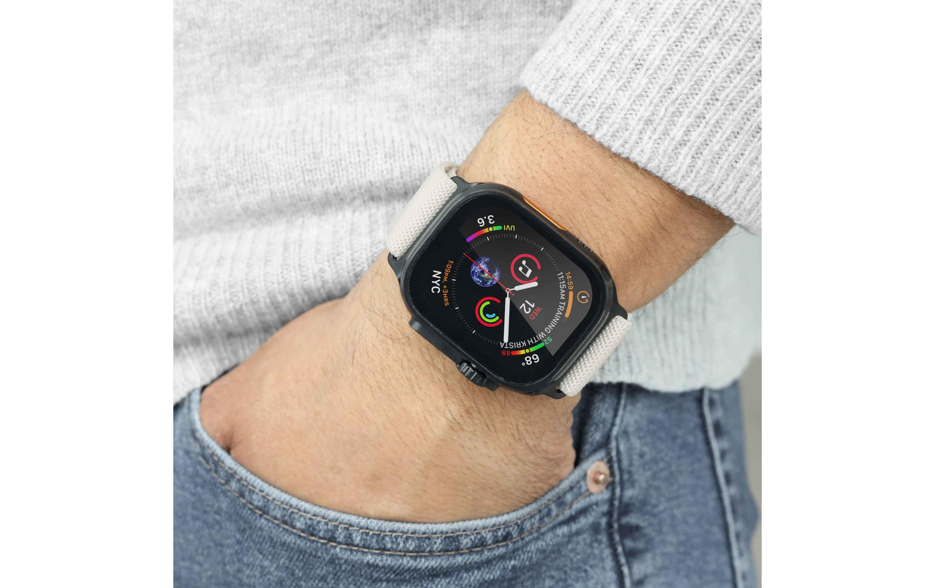 Armband Classic Nylon Loop Apple Watch 40/41/42 mm CreamArmband für Apple Watch 40/41/42 mm