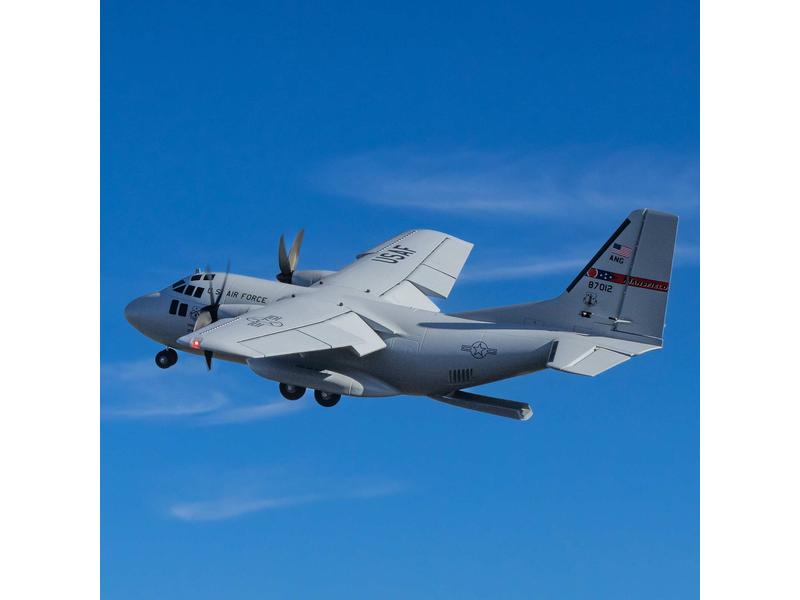 E-flite Transportflugzeug EC-1500 Twin 1.5 m BNF Basic 2-Motoriges Frachtflugzeug mit Spektrum Technik