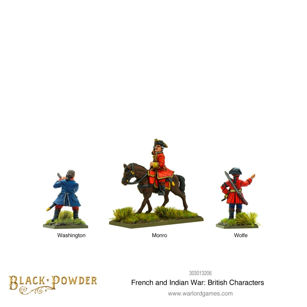 French Indian War - British Characters