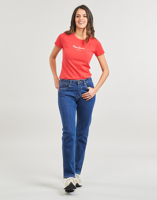 Pepe jeans - STRAIGHT JEANS HW - Bleu