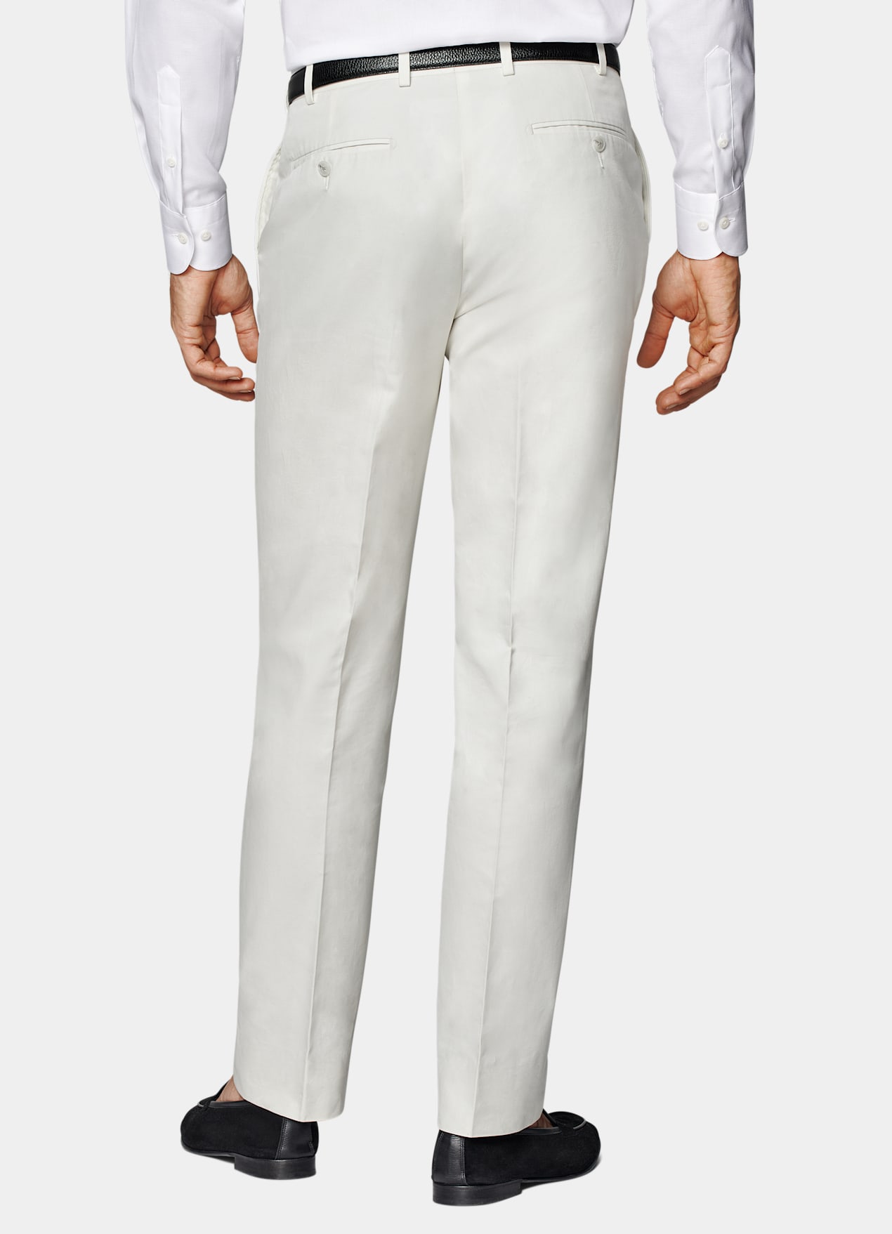 Costume Havana coupe Tailored blanc cassé