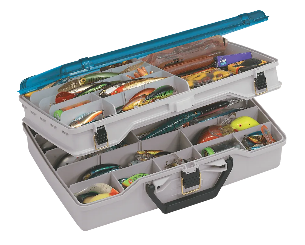 Plano 115503 Box-Beige W/Blue Lid 115503