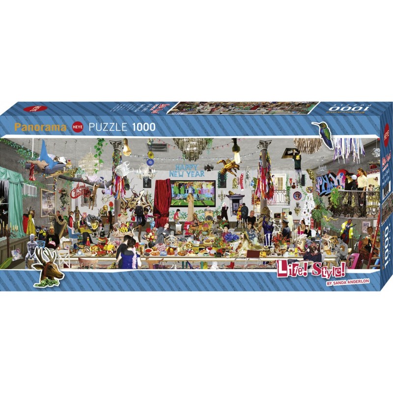 Puzzle 1000 pièces - New years eve