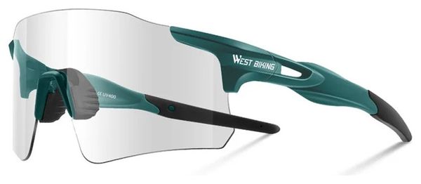 Lunettes de soleil photochromiques unisexes - vert