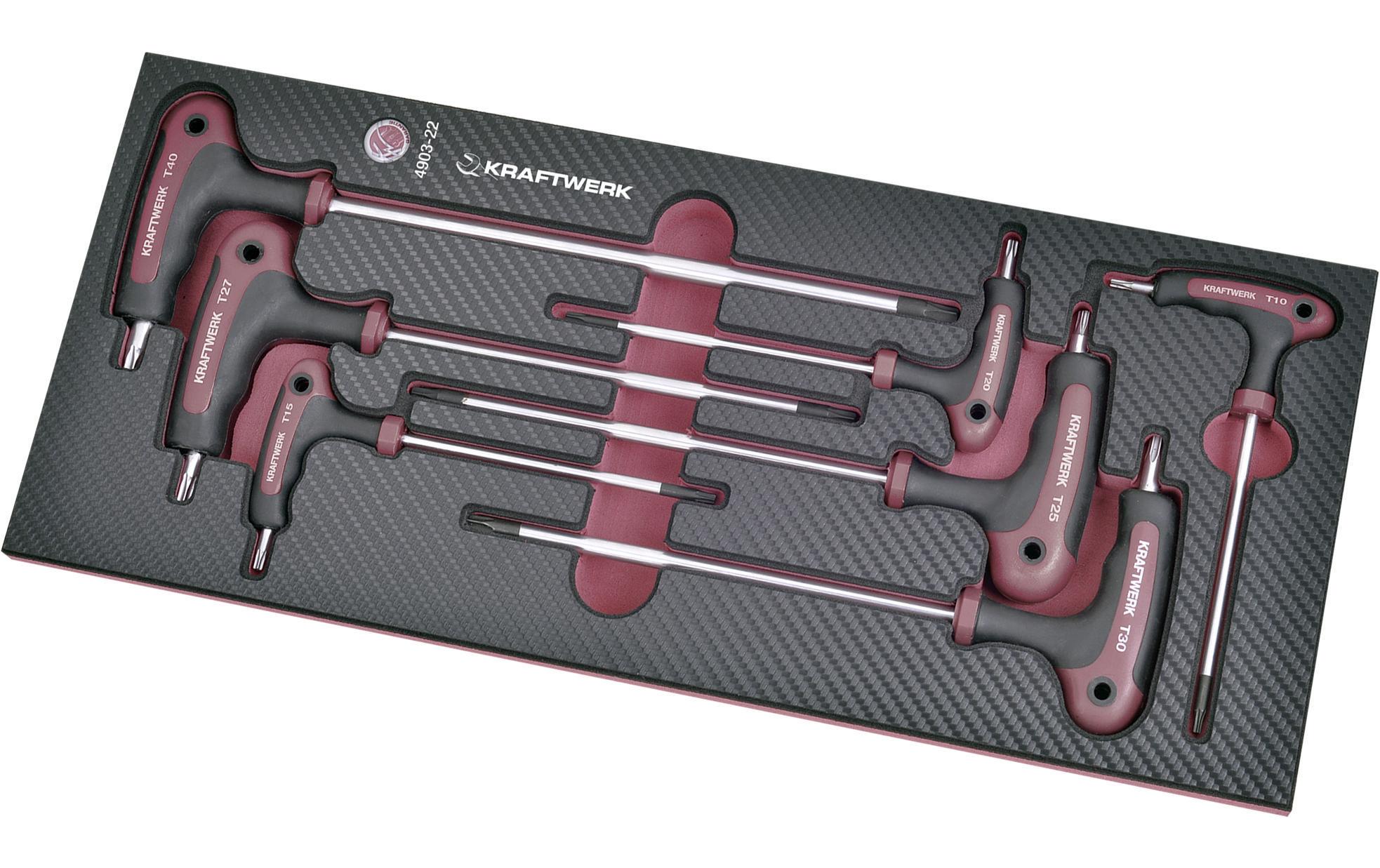 Schraubenzieher-Set Completo EVA3 TX-T-Griff, 7-teiligTorx-T-Griff-Schraubendreherschale EVA3