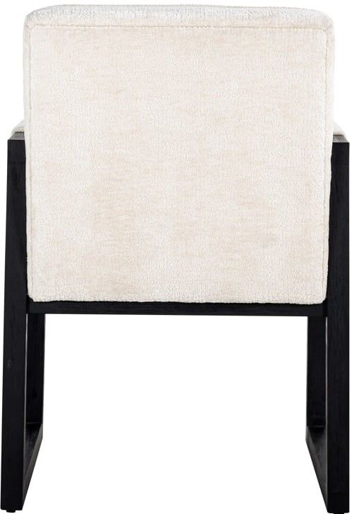 Eetkamerstoel White Chenille S4707 Beck B62 x D70 x H90 cm