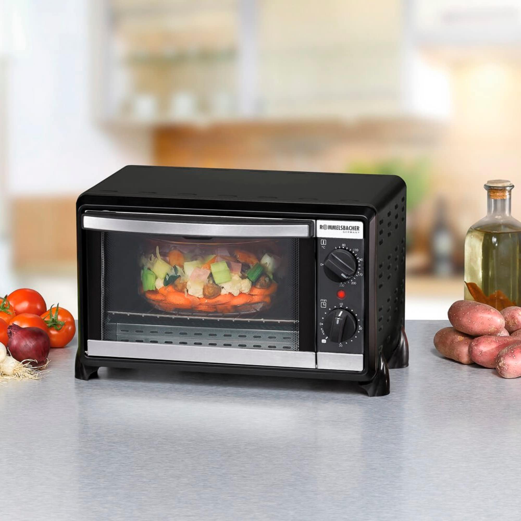 Rommelsbacher Mini-Backofen Kleinbackofen Speedy BG 950