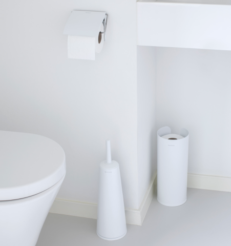 ReNew Toiletrolhouder met klep - White
