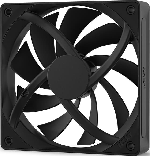 NZXT F120Q V2 Quiet Airflow 120mm PWM blæser (sort)