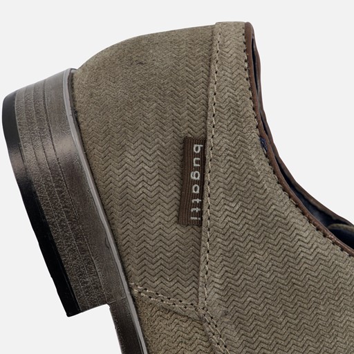 Bugatti Licio Eco Veterschoenen taupe Suede