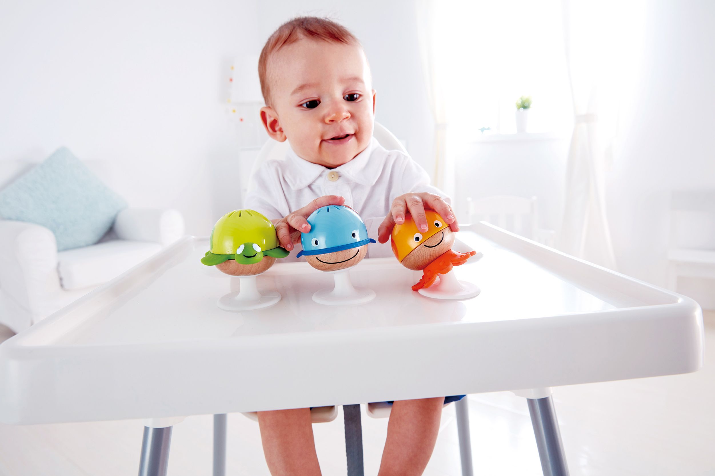 Hape Saugnapf Rasselset