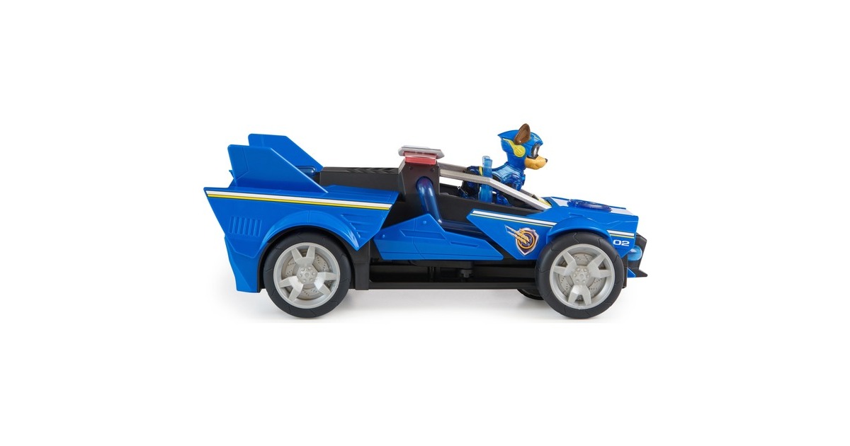Spin MasterPAW Patrol: The Mighty Movie, Chase’s Deluxe Transforming Cruiser Speelgoedvoertuig