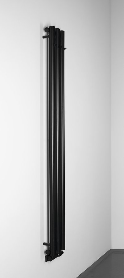 Sapho Pilon radiator 20x180cm zwart mat