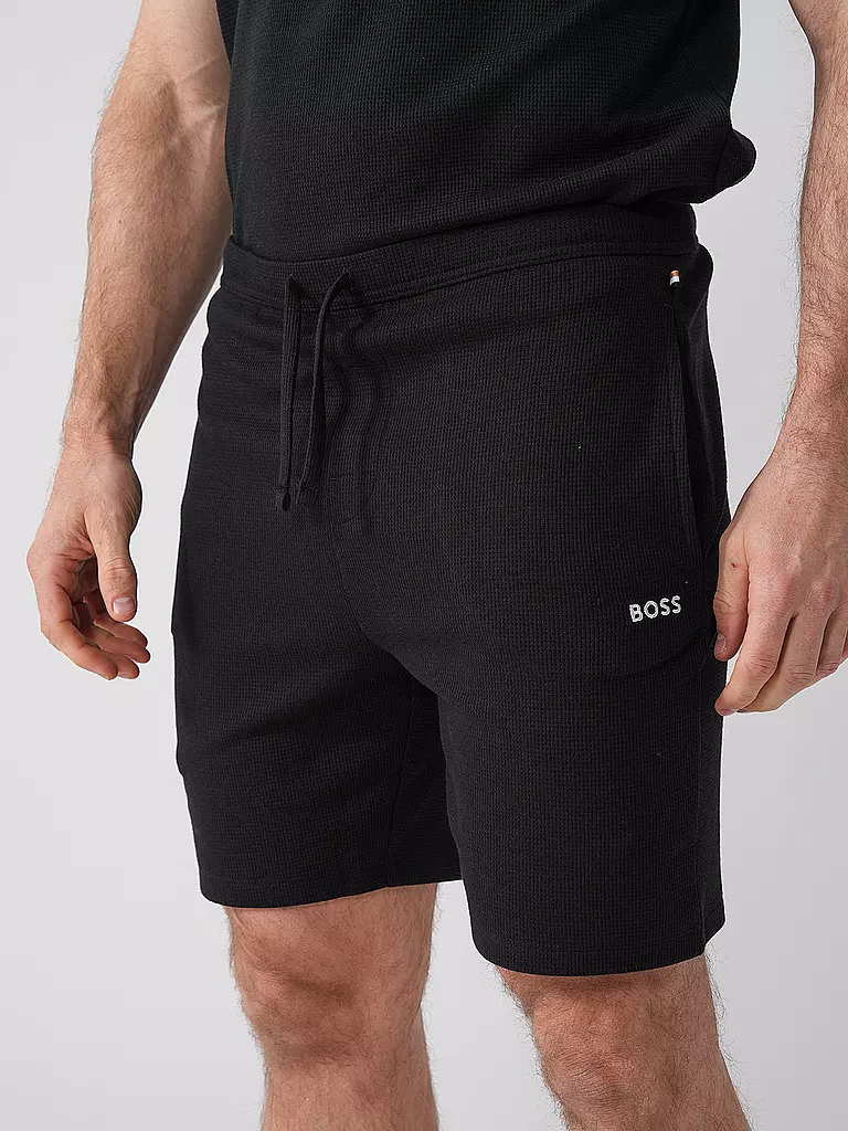 BOSS Loungewear Shorts schwarz