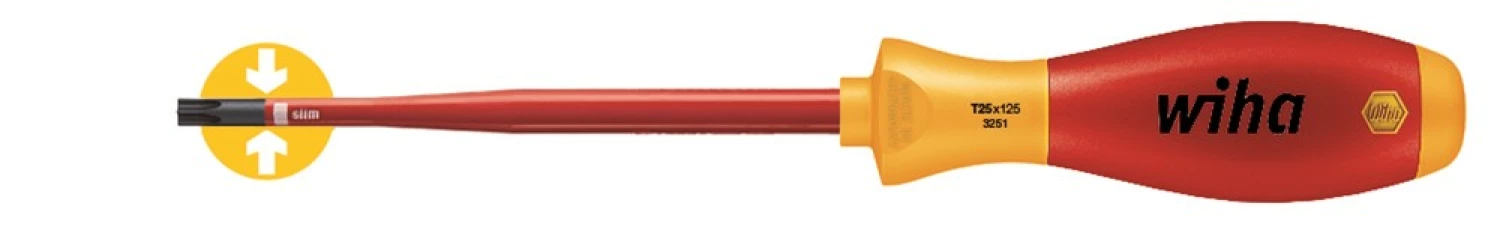 Wiha 3251 SoftFinish electric slimFix Schroevendraaier - Torx - T15 x 100mm