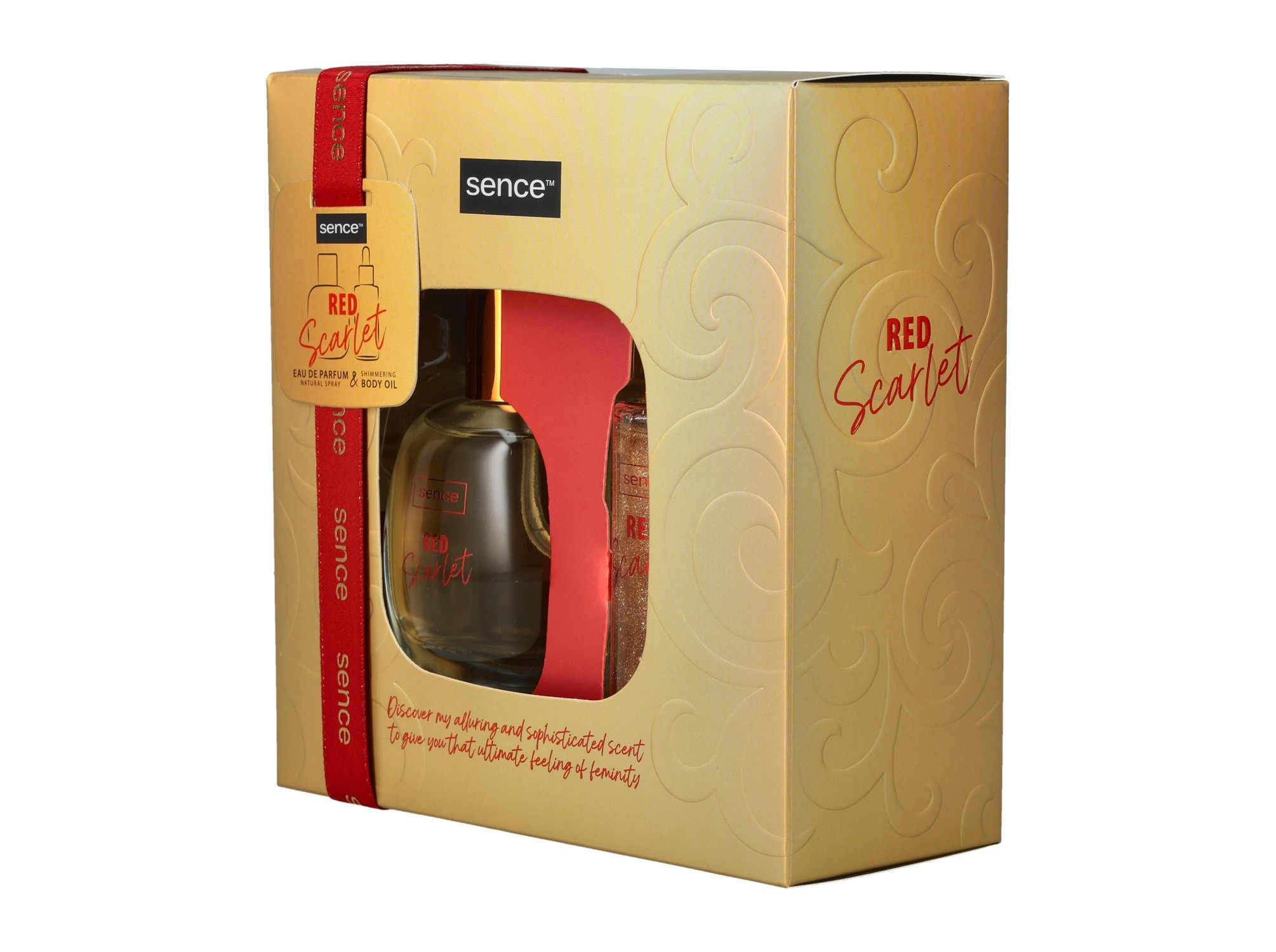 CONJUNTO SENCE COLLECTION GIFTSET RED SCARLET
