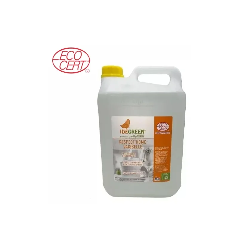 IDEGREEN - RESPECT'HOME - Liquide vaisselle 5L