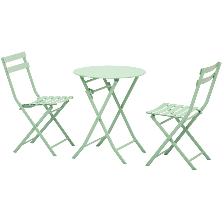 Outsunny Gartenmöbel-Set im kompaktem Design grün