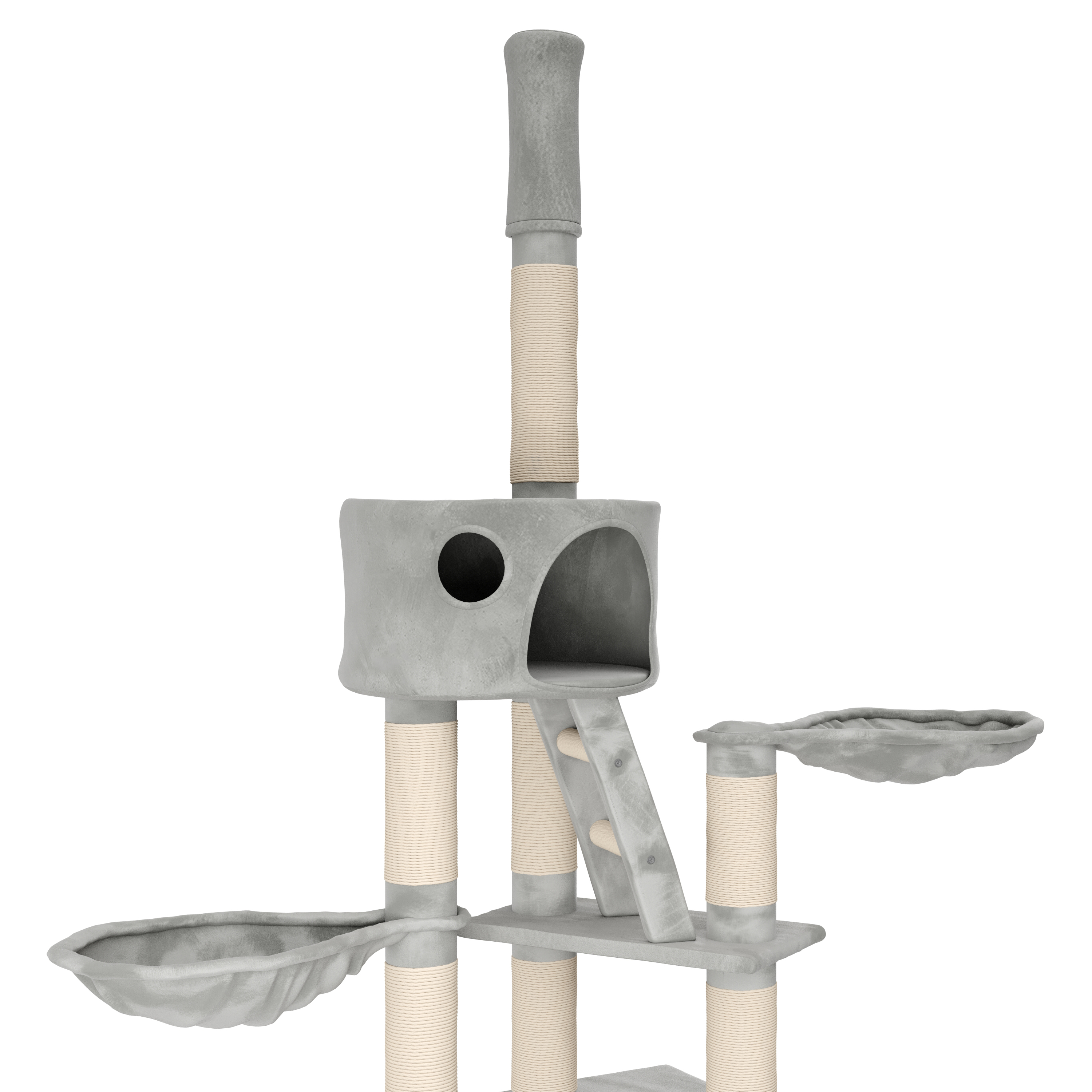 Katzenbaum FELIX 240 cm grau