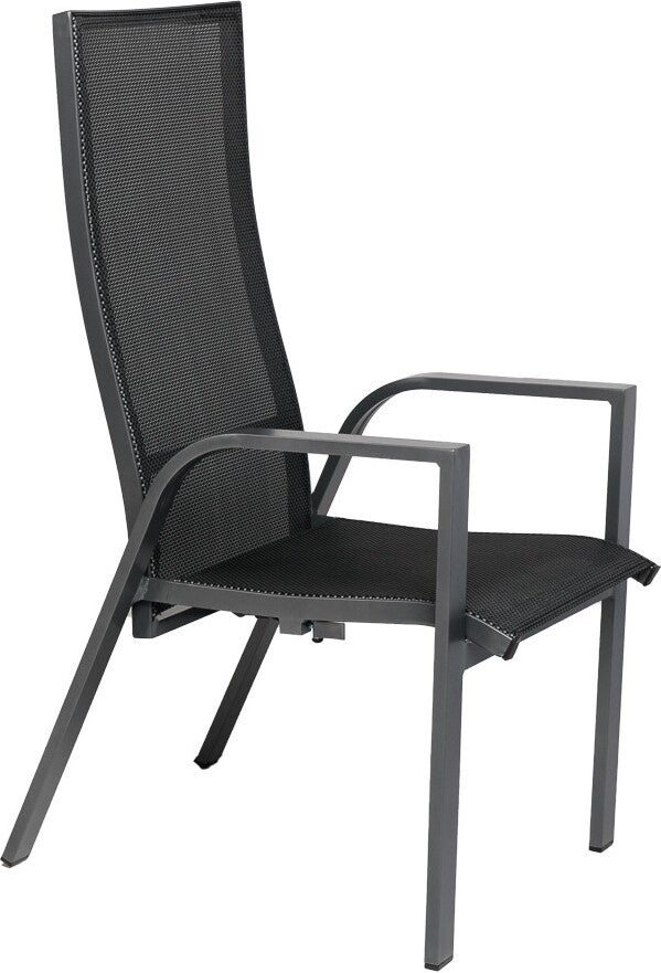 Tierra Outdoor verstelbare standenstoel Edo antraciet