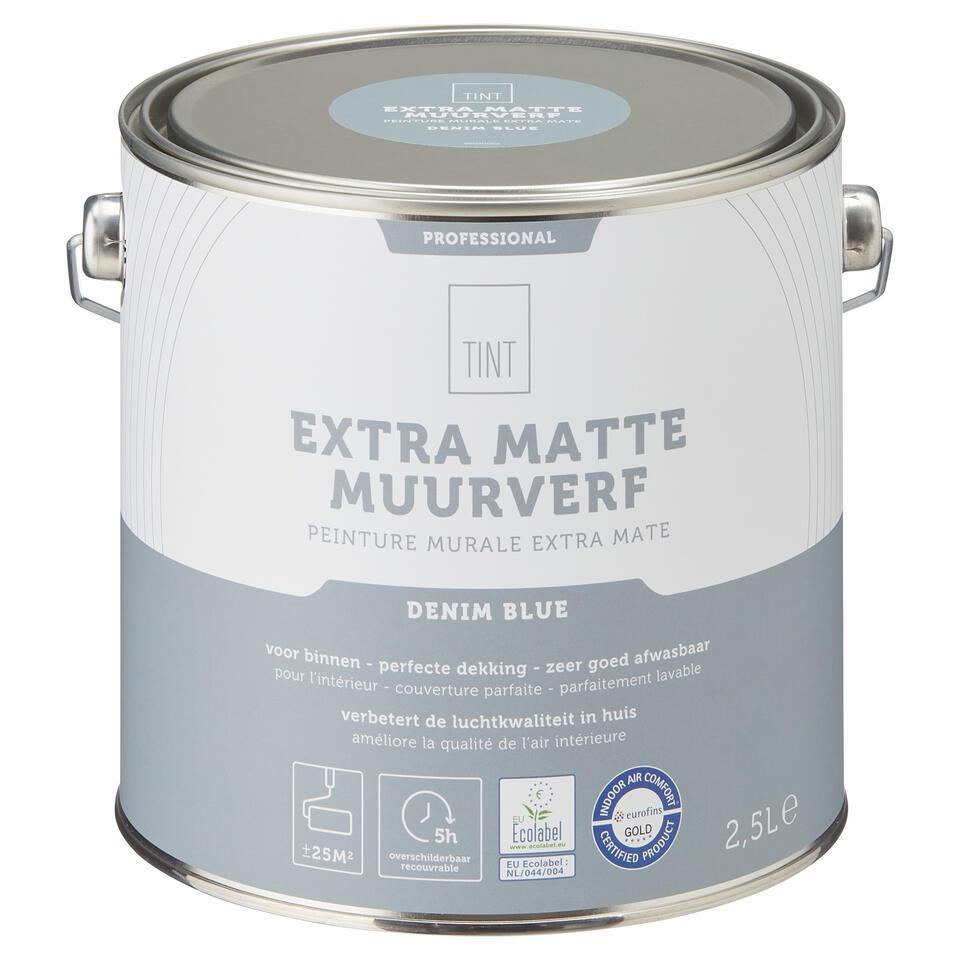 Muurverf Professional Denim Blue 2.5 l