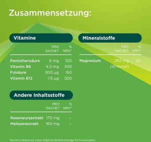 Berocca Pro Nerva Brausegranulat Beutel, 40 Stück