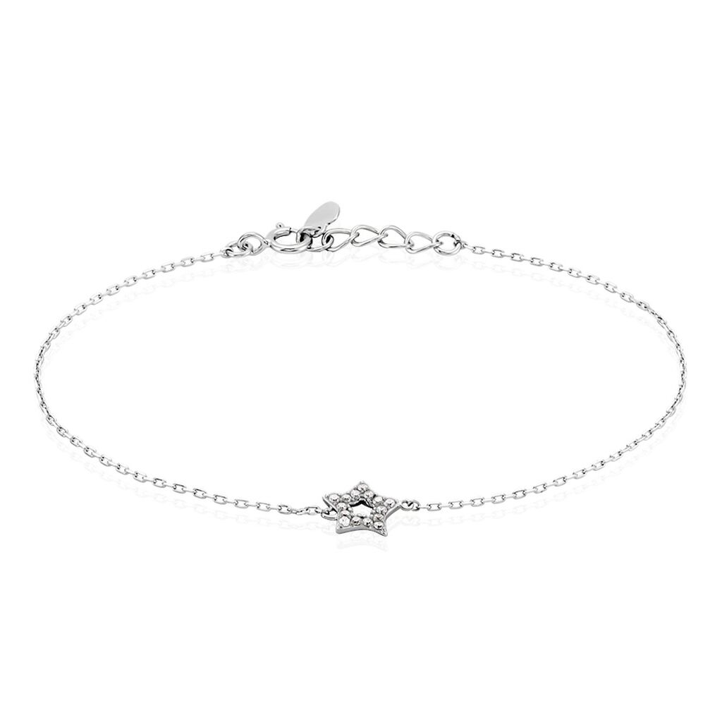 Bracelet Stamatia Argent Blanc Oxyde De Zirconium