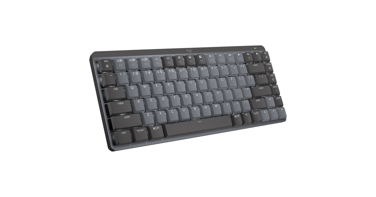 LogitechMX Mechanical Mini, toetsenbord  (Zwart/grijs, US-International, GL Tactile, Bluetooth Low Energy)