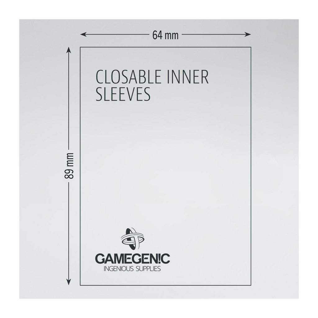Gamegenic - 100 Inner Sleeves refermables