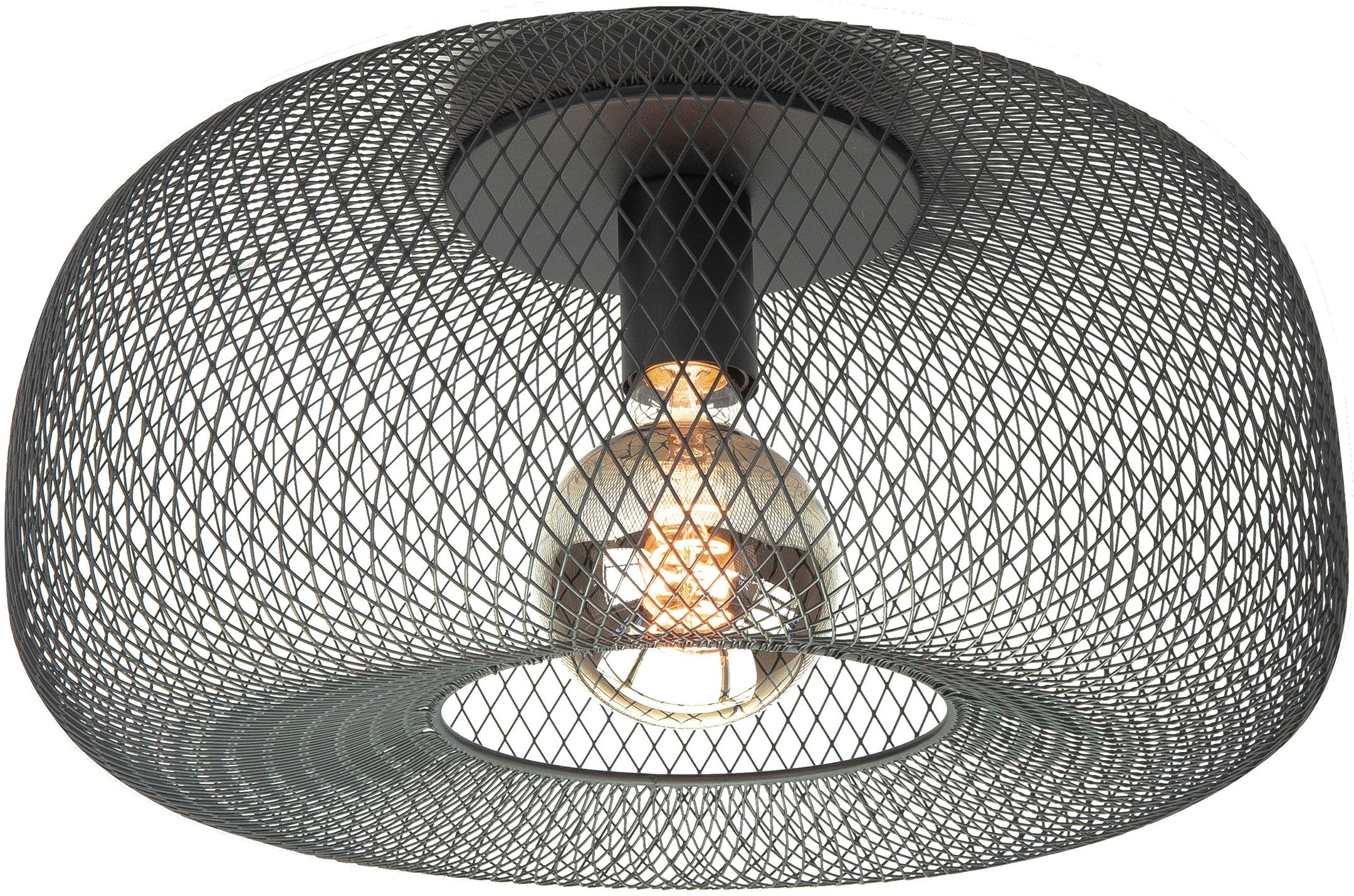 Plafondlamp Zwart Honey ⌀40  x H22 cm