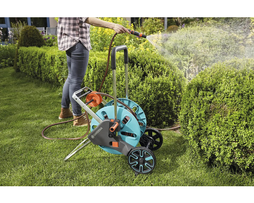 GARDENA CleverRoll M Easy Set slanghaspel inclusief 20m slang en accessoires