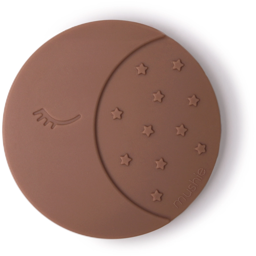 mushie Beißring Mond, Cloudy Mauve