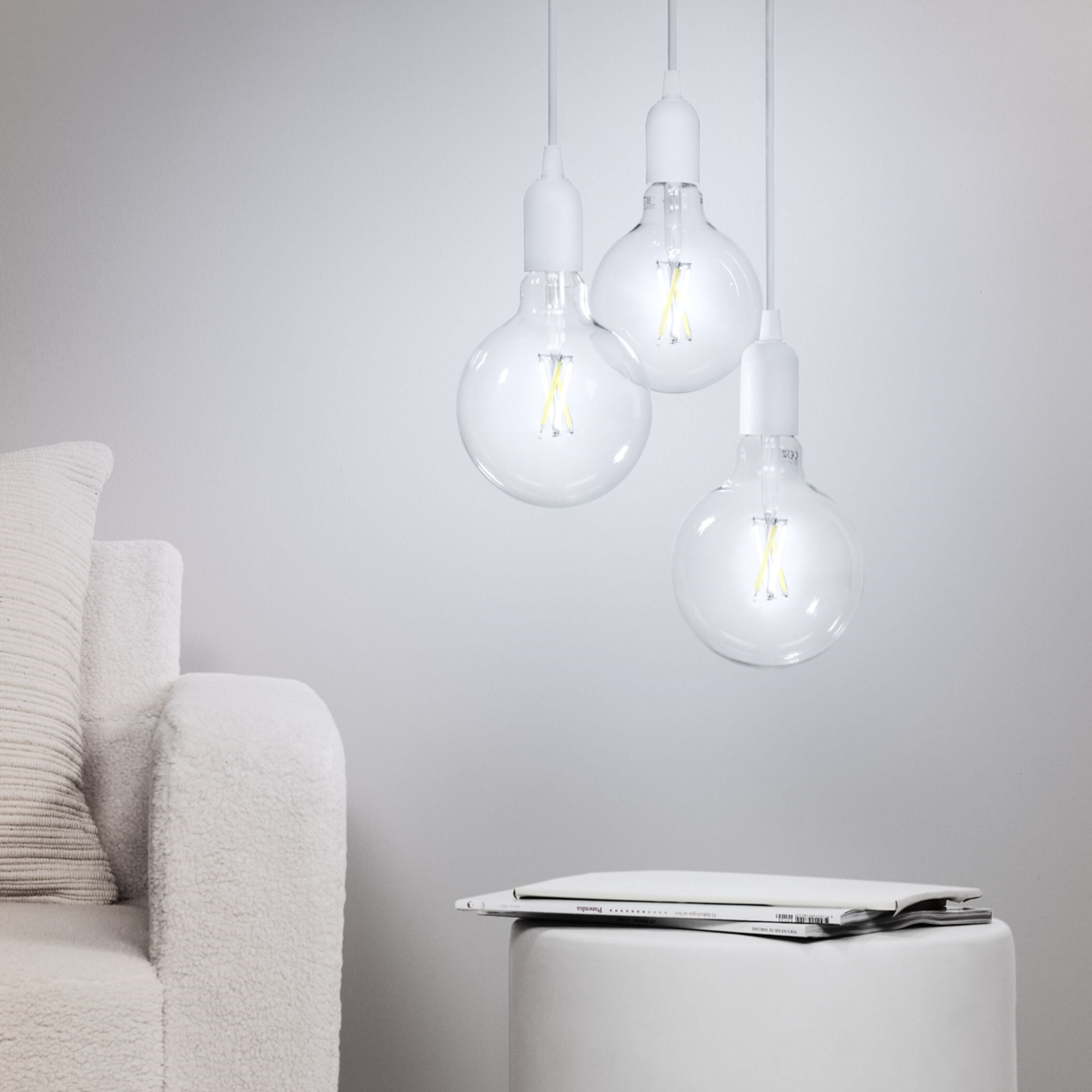 WiZ Amber Filament G200 Smart LED-pære E27 390 lm
