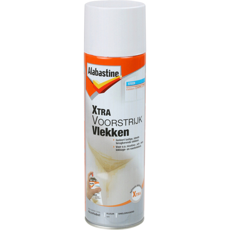 Alabastine voorstrijk vlekken wit 500ml spuitbus