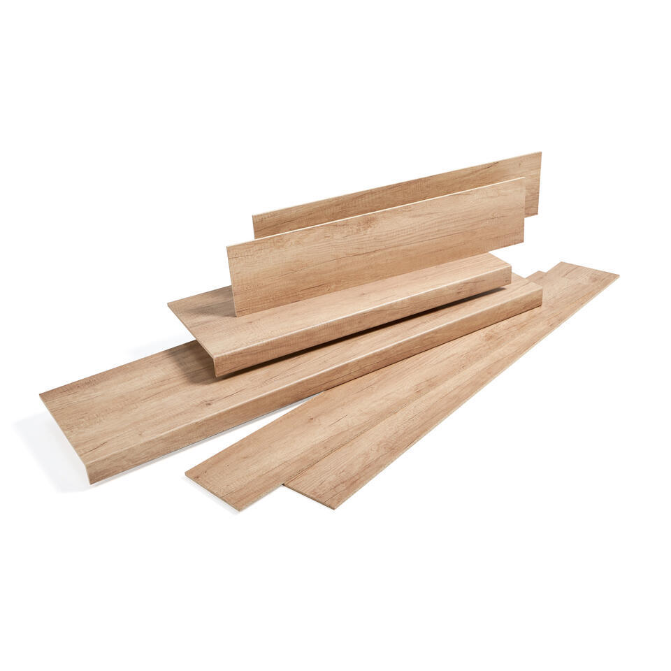 Stootbord Callery Naturel Eiken 2st - 136 cm