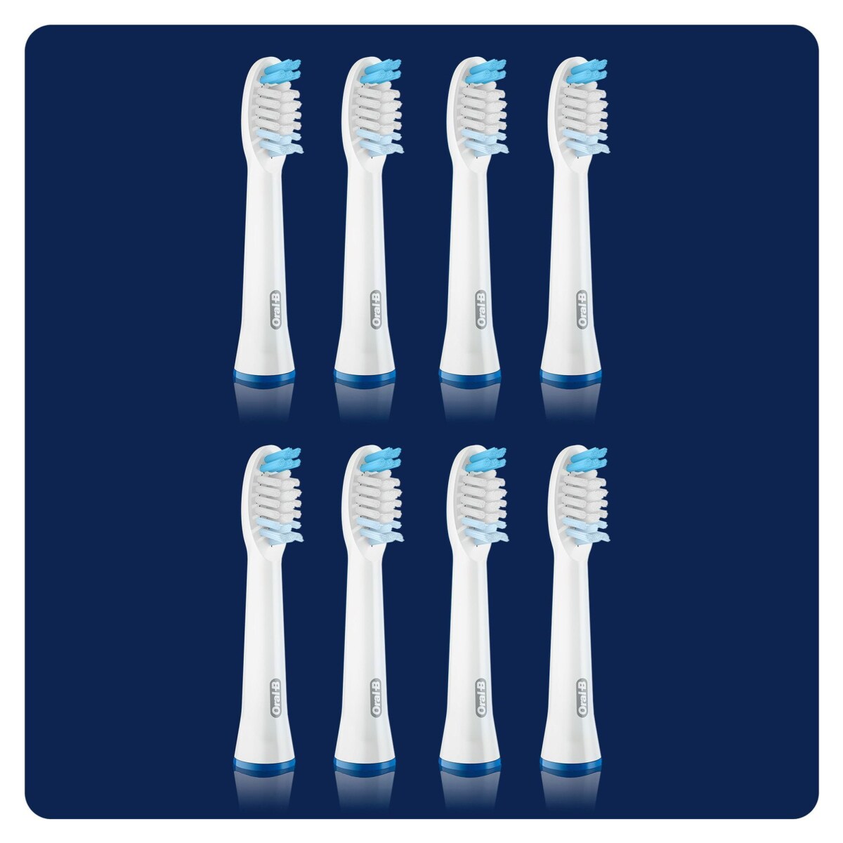 Oral-B Pulsonic Clean Aufsteckbürsten für Schallzahnbürsten, 8 Stück