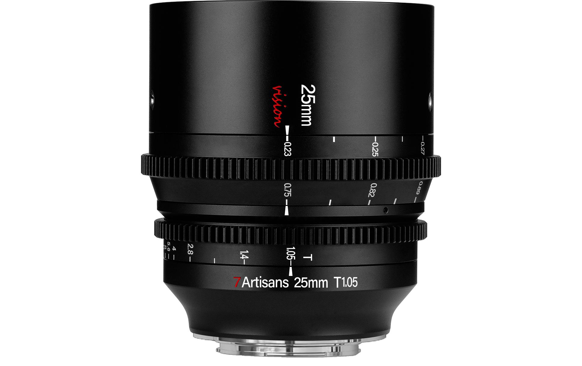 Festbrennweite 25mm T1.05 – Sony E-Mount<br>Lichtstarkes Cine-Objektiv mit weichem Bokeh-Effekt