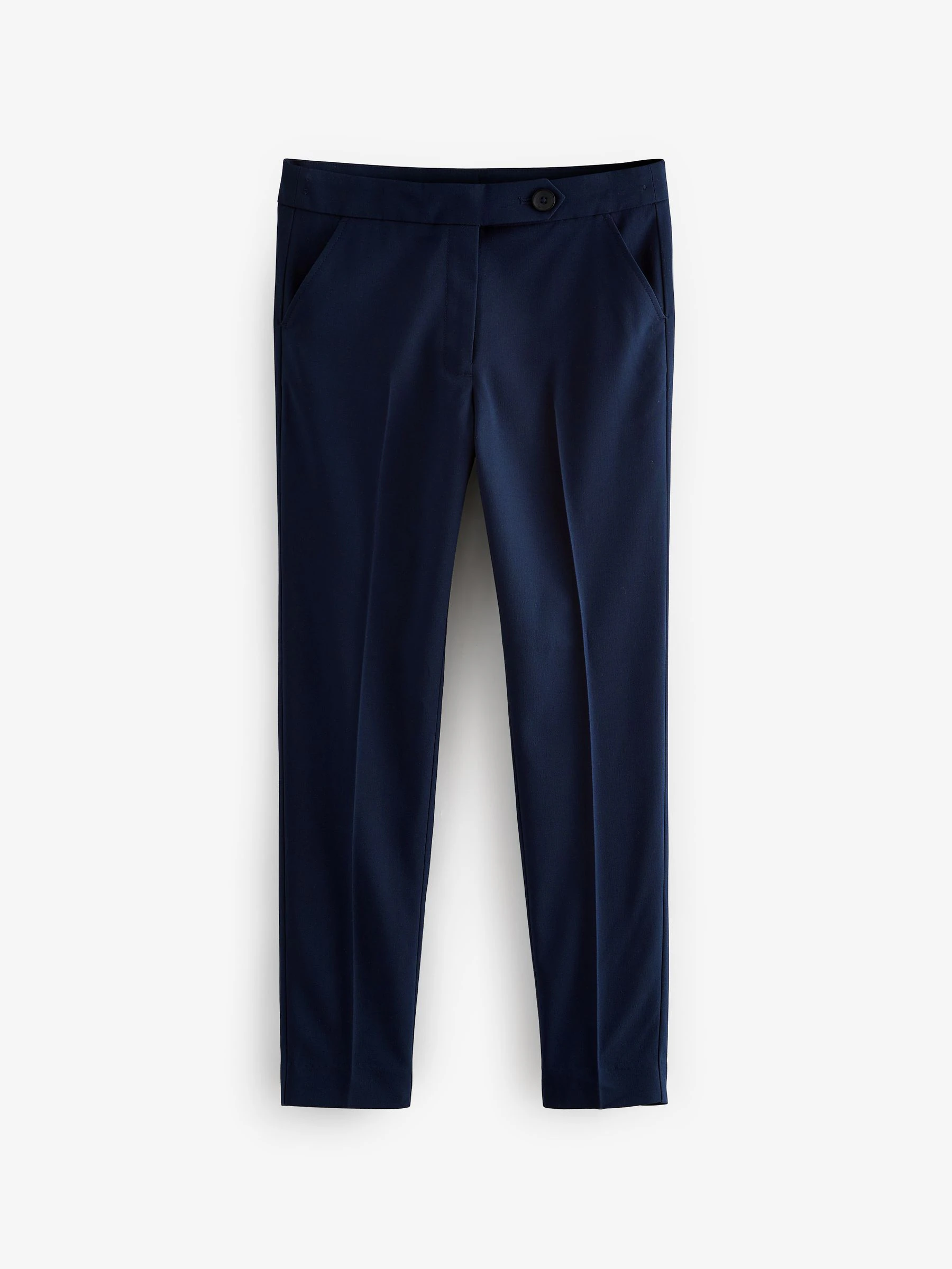 Donkerblauw - Schoolbroek met rechte voorkant (3-18 jr)
