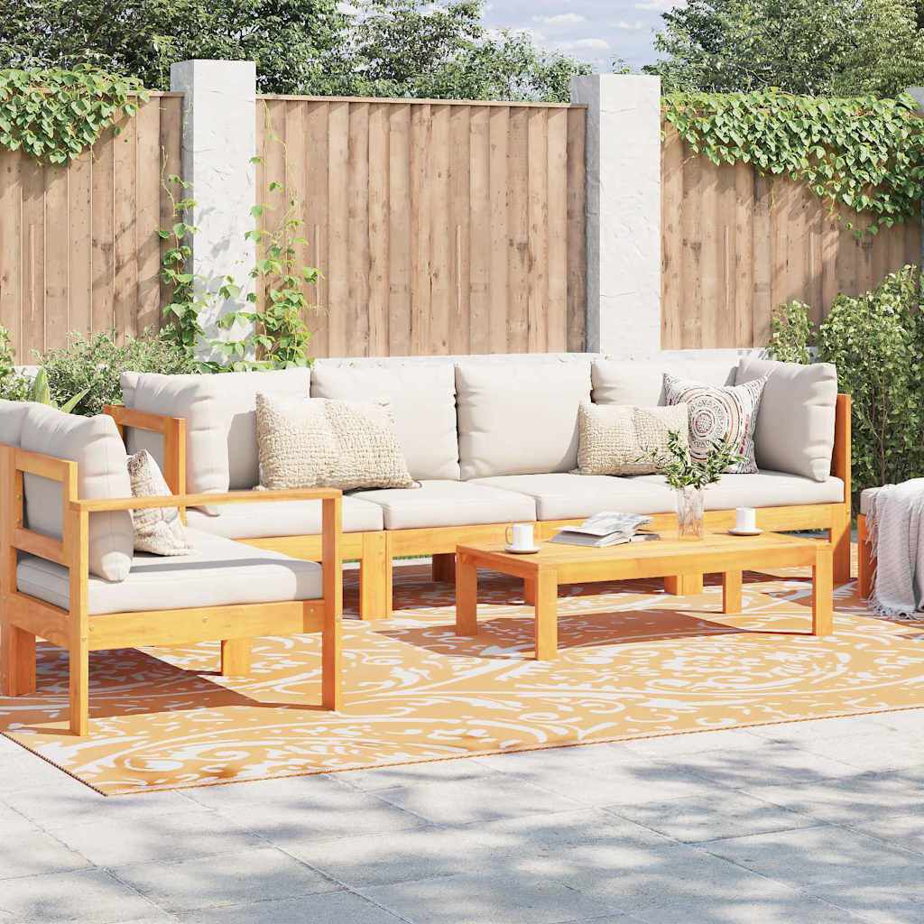 vidaXL Buitenkleed ARAKIL Oranje en Wit 300x400 cm PP