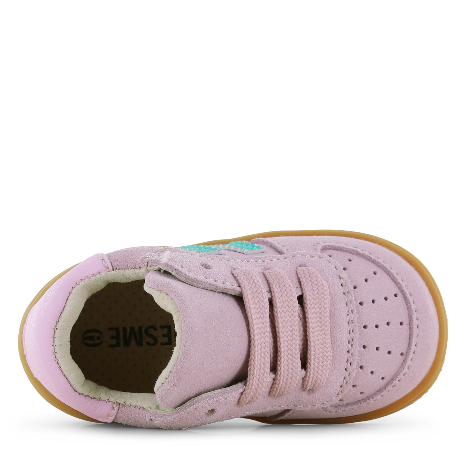 Shoesme roze sneakertje Microfiber leer, Suède | Meisjes schoenen