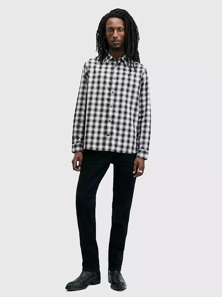 ALLSAINTS Hemd Regular Fit ELEKTRA schwarz