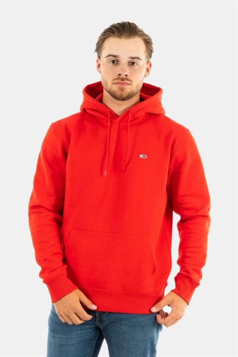 Sweat tommy jeans regular fleece xnl deep crimson