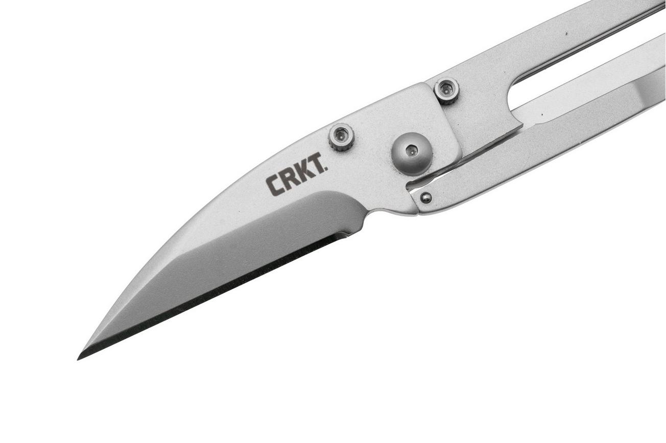 CRKT Delilah's P.E.C.K. 5520, Bead Blasted 3Cr13MoV, Stainless Steel zakmes, Ed Halligan design
