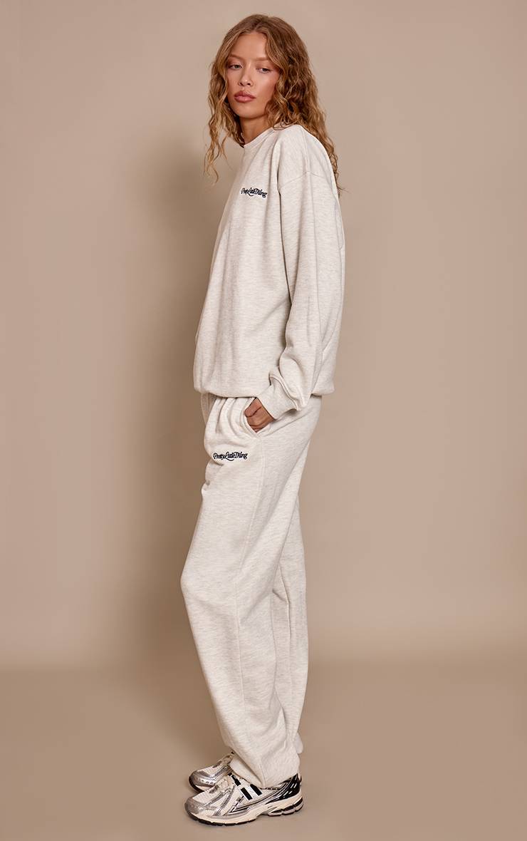 Gris Cendré Sweat-shirt Plt En Coton Bouclette Épais 440 G/m²