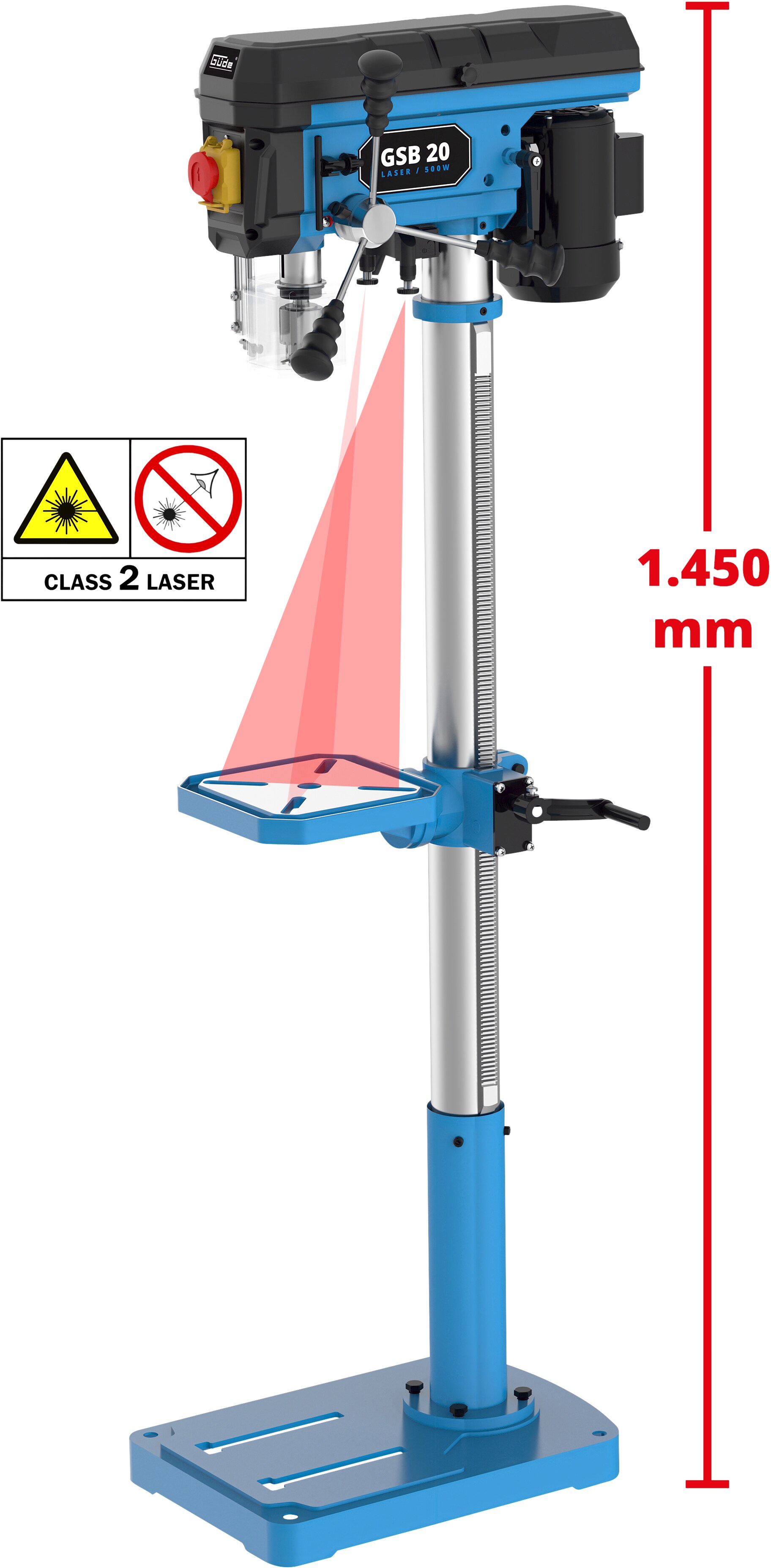 Güde Laser GSB 20 Säulenbohrmaschine