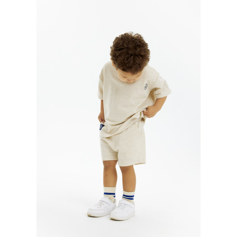 Køb THE NEW Siblings Oatmeal Melange Norval Oversize Sweat T-Skjorte